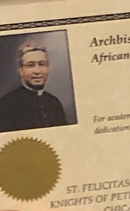 Archbishop James P. Lyke, OFM African American Male Image Award