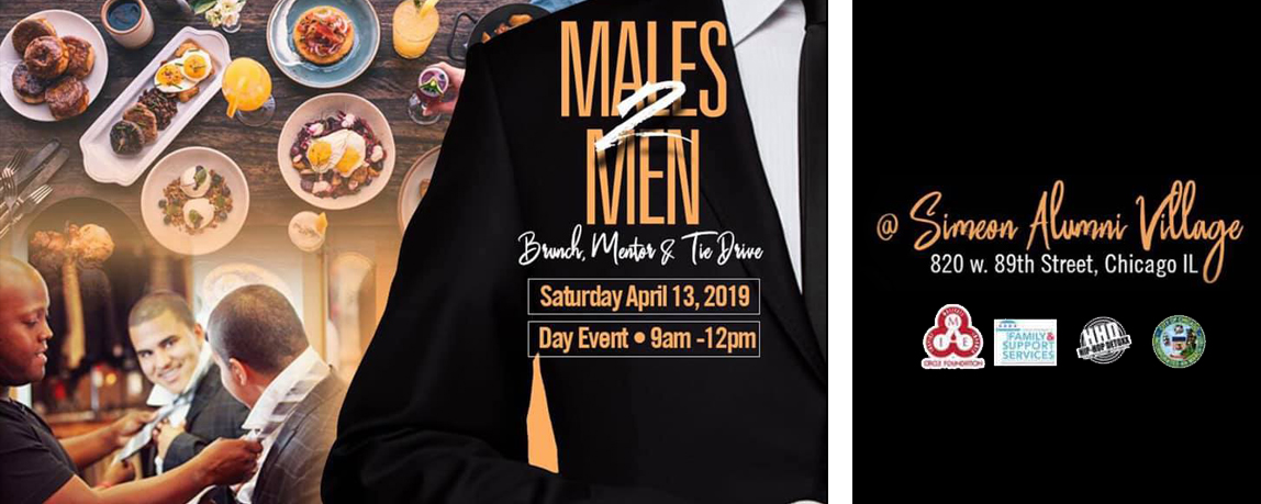Males 2 Men, Brunch, Mentor & Tie Drive